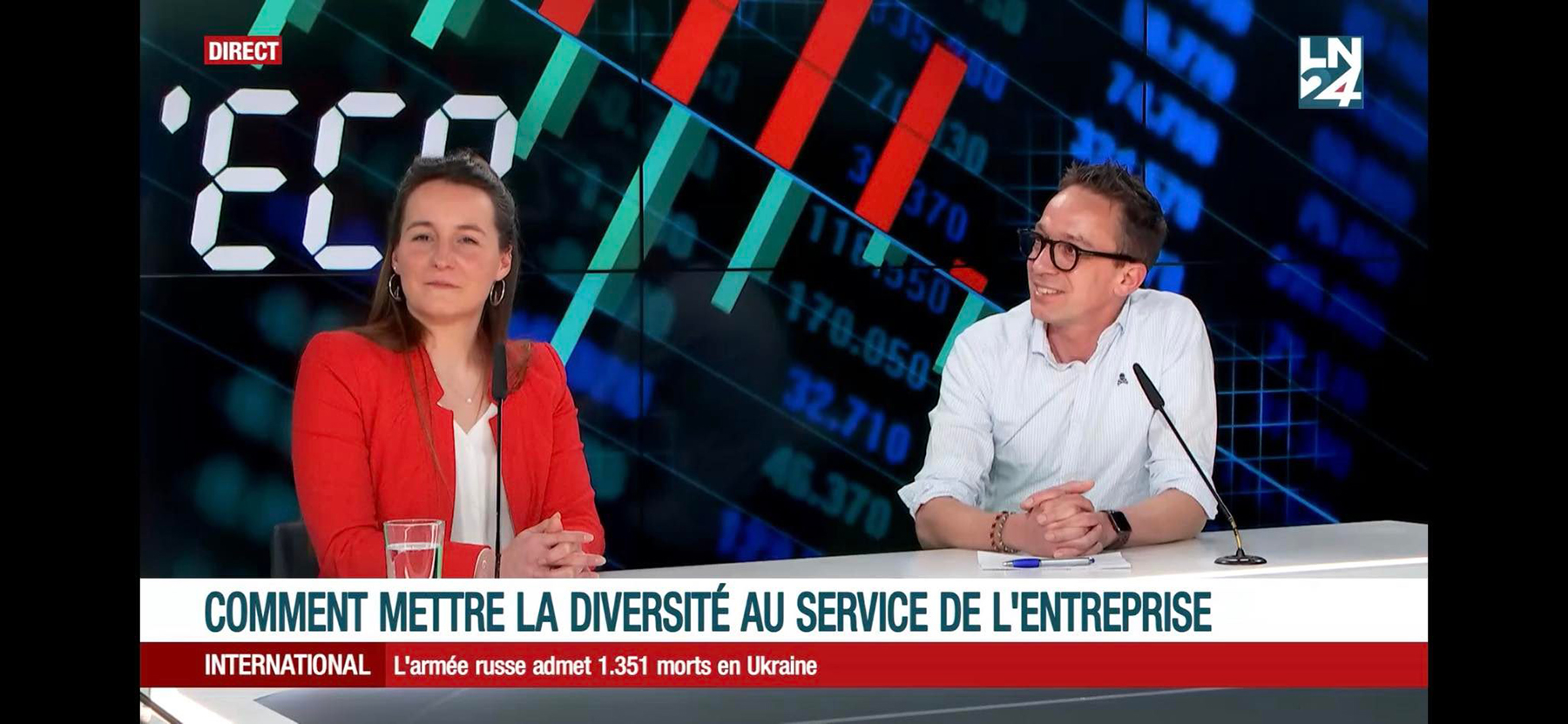 Benoît Vancauwenberghe, LN24 TV set, Belgium